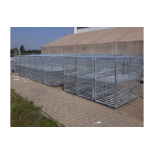 Galvanized containers for gas cylinders