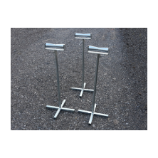 Roller stands with adjustable height