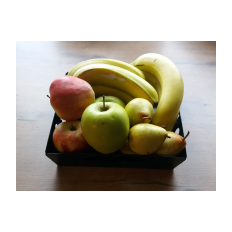 Tray with fruits