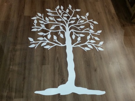 Large white tree of life